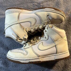 Nike Dunk High Sail Gum Women’s Size 8
